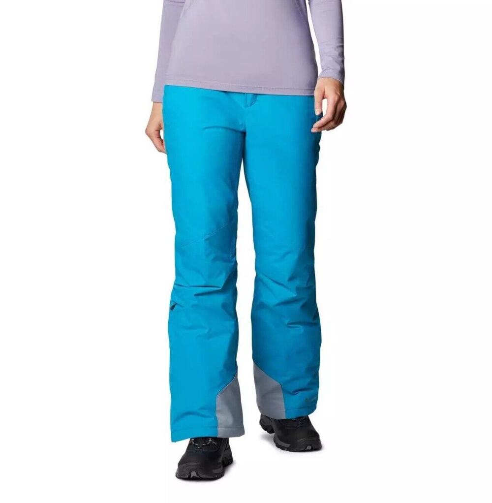 Columbia Bugaboo Omni-Heat Snow Pants Womens S Turquoise Ski Snowboard